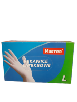 Rękawice lateksowe bezpudrowe - roz. L
