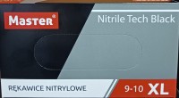 Rękawice nitrylowe czarne XL    
